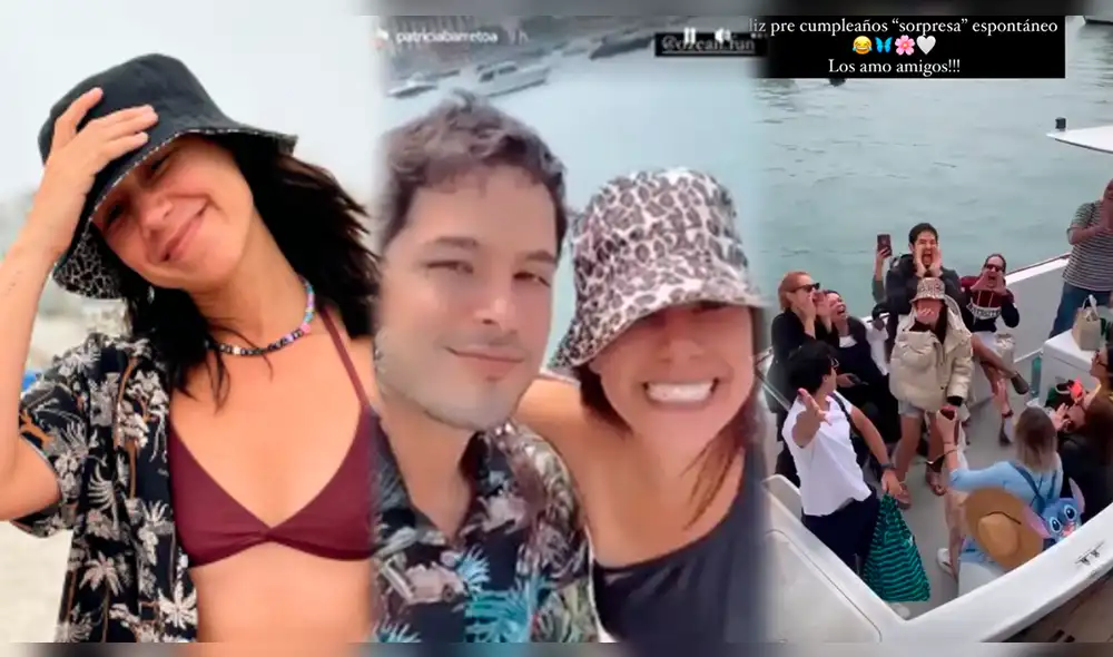 Patricia Barreto viene recibiendo cálidos saludos de cumpleaños de su familia y amistades este 18 de abril. Foto: composición/Instagram