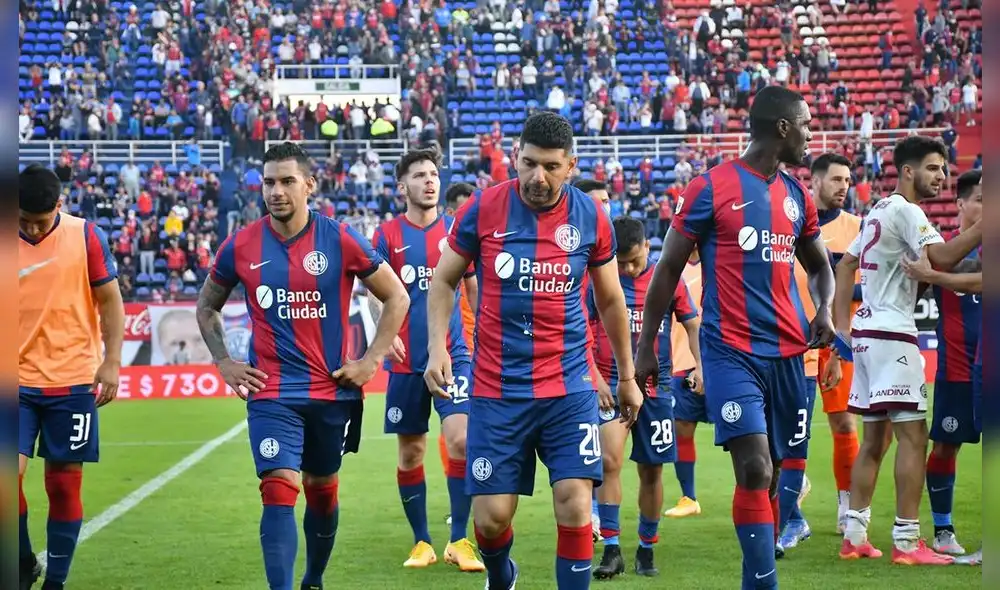 San Lorenzo lleva ocho puntos en 10 partidos disputados por la Copa de la Liga Profesional. Foto: Fotobaires