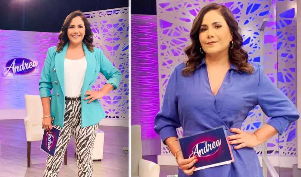 “‘Andrea’ ya se internacionalizó", expuso la conductora Andrea Llosa. Foto: composición Instagram