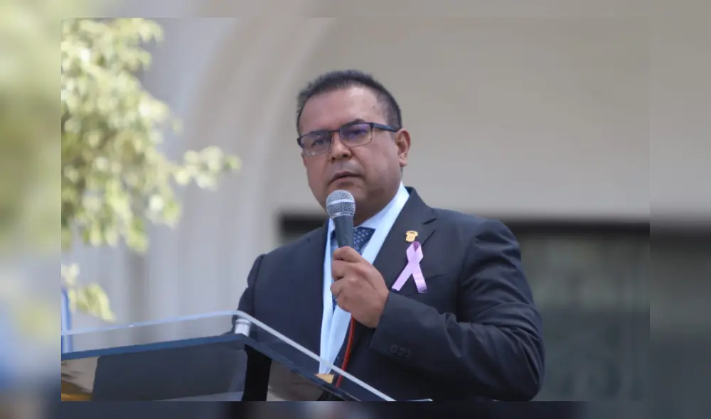 Marcos Gasco resaltó sus obras en infraestructura vial. Foto: Clinton Medina/ La República