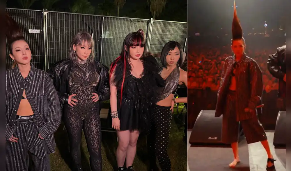 2NE1 dio una increíble presentación en "Coachella 2022". Foto composición: Twitter.