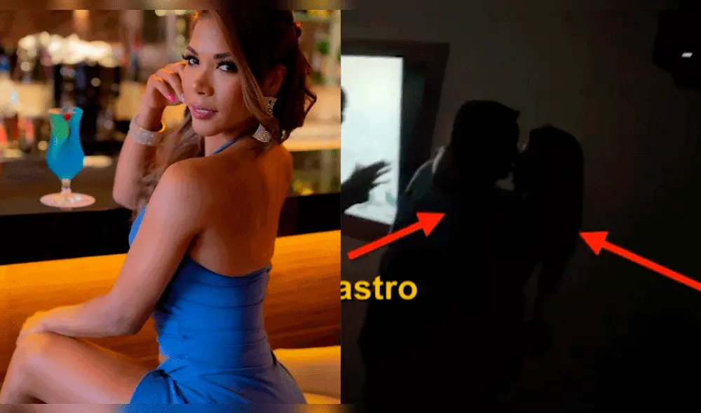 Karen Dejo disfruta de su soltería y es ampayada en discoteca. Foto: composición Instagram/Karen Dejo/Magaly TV, la firme