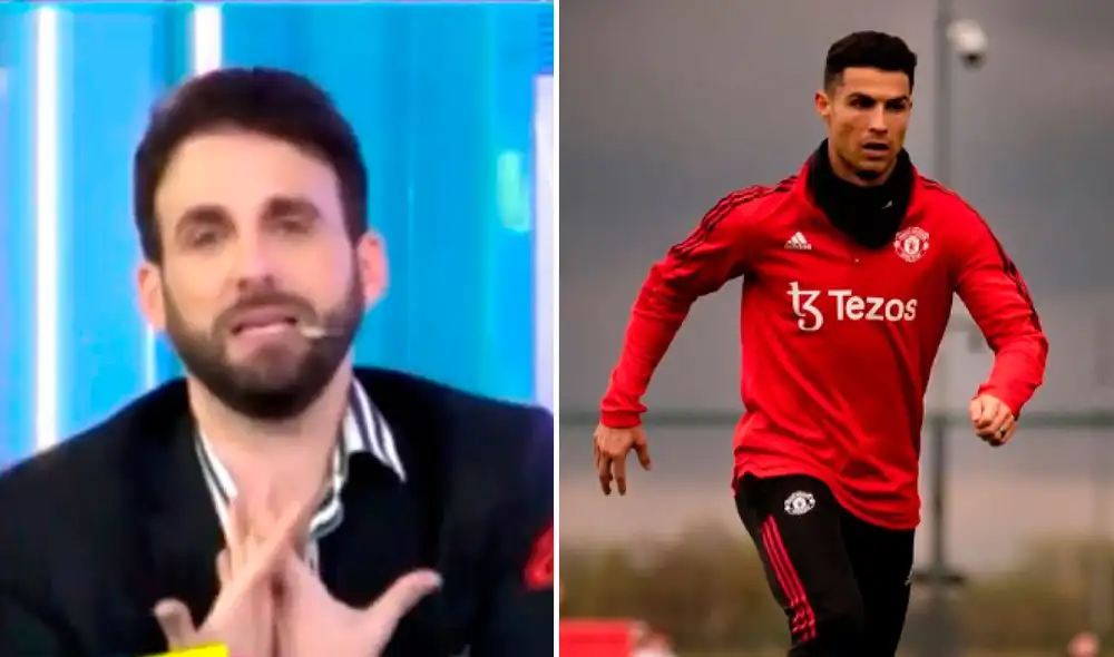Rodrigo González habló sobre el fallecimiento de uno de los mellizos de Cristiano Ronaldo y Georgina Rodríguez. Foto: composición Cristiano Ronaldo/Instagram, captura Willax TV.