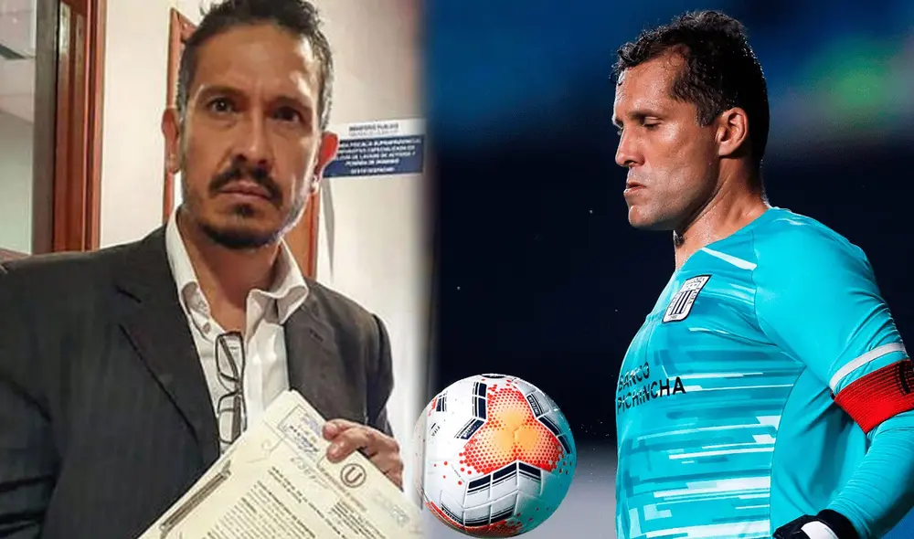 Leao Butrón dejó el fútbol en el 2020 visitiendo la camiseta de ALianza Lima. Foto: composición