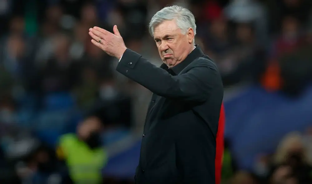 Carlo Ancelotti podría ganar la Champions League y LaLiga con el Real Madrid en la temporada 2021-2022. Foto: EFE Carlo Ancelotti podría ganar la Champions League y LaLiga con el Real Madrid en la temporada 2021-2022. Foto: EFE