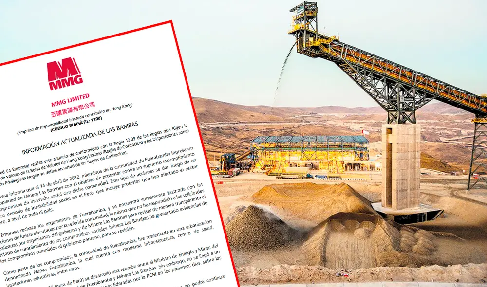 El último 16 de abril se realizó una reunión con el Ministerio de Energía y Minas, pero no hubo acuerdos. Foto: Las Bambas