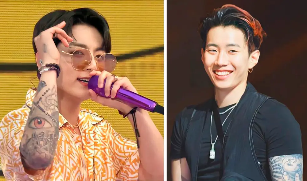 Jungkook, integrante de BTS, se reunió con Jay Park, rapero y creador de dos agencias para artistas de hip hop. Foto: composición/Twitter