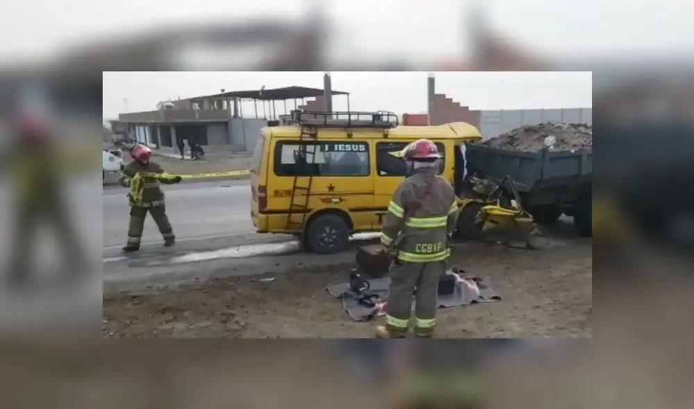 Accidente se produjo en el distrito de Guadalupe, provincia de Pacasmayo. Foto: captura video Kamila Tv