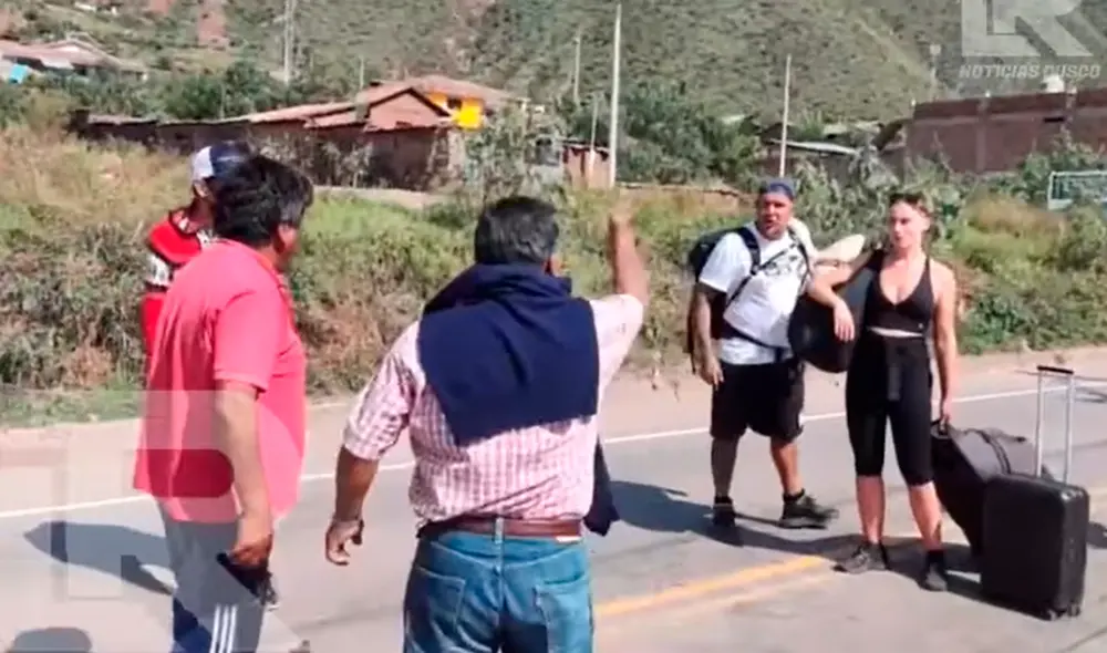 Hecho se registró en la vía Urcos-Cusco. Foto: LR Noticias en Cusco