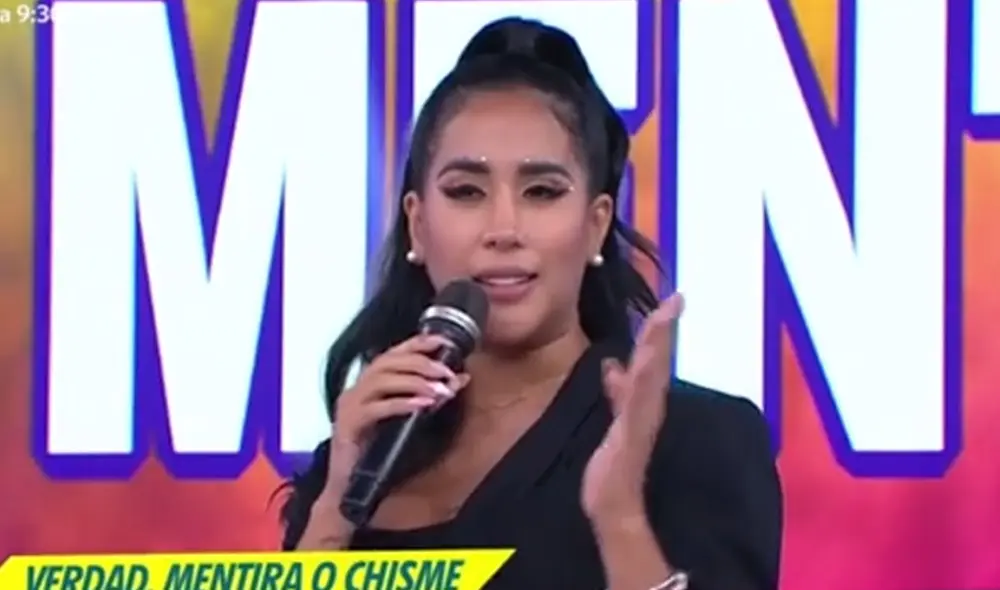 Melissa Paredes y Anthony Aranda confirmaron su relación a inicios de este 2022. Foto: captura América TV