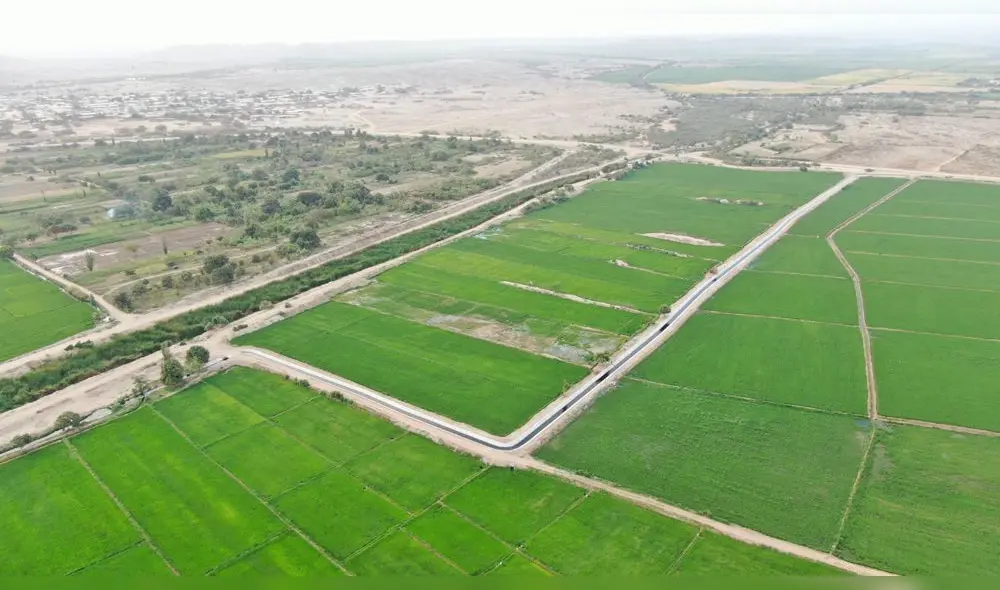 Canal Quiroz en el valle de San Lorenzo beneficiará a 40.000 familias. Foto: PSI. Canal Quiroz en el valle de San Lorenzo beneficiará a 40.000 familias. Foto: PSI.