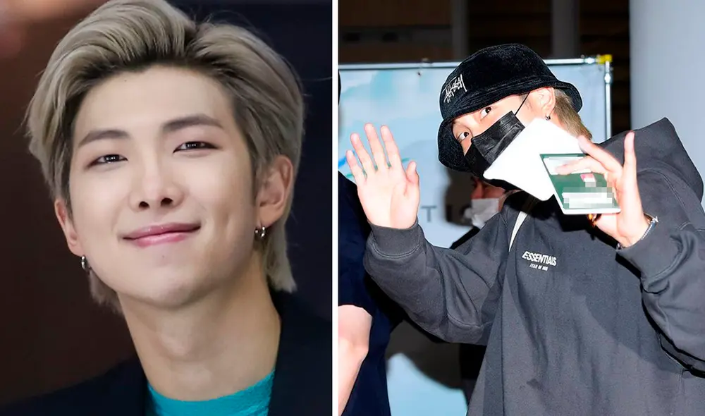 RM ya está en suelo surcoreano. El líder de BTS regresó de los Estados Unidos. Foto: composición/Fansite/TV report RM ya está en suelo surcoreano. El líder de BTS regresó de los Estados Unidos. Foto: composición/Fansite/TV report