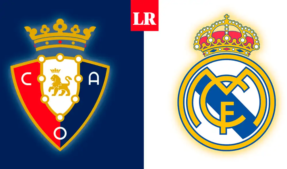 Osasuna y Real Madrid ocupan la novena y la primera casilla de LaLiga, respectivamente. Foto: composicón/La República