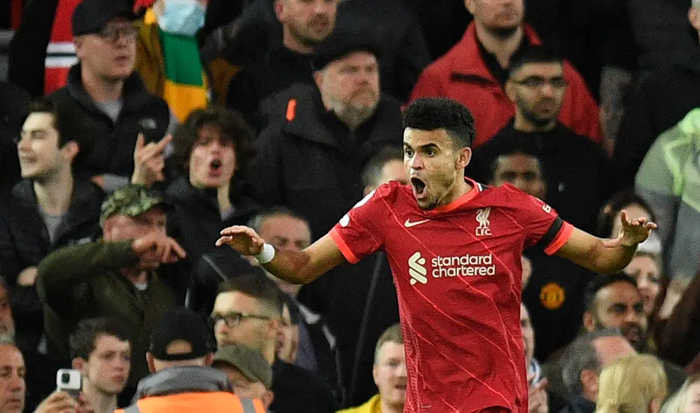 Luis Díaz se ha ganado también a la afición del Liverpool. Foto: AFP Luis Díaz se ha ganado también a la afición del Liverpool. Foto: AFP