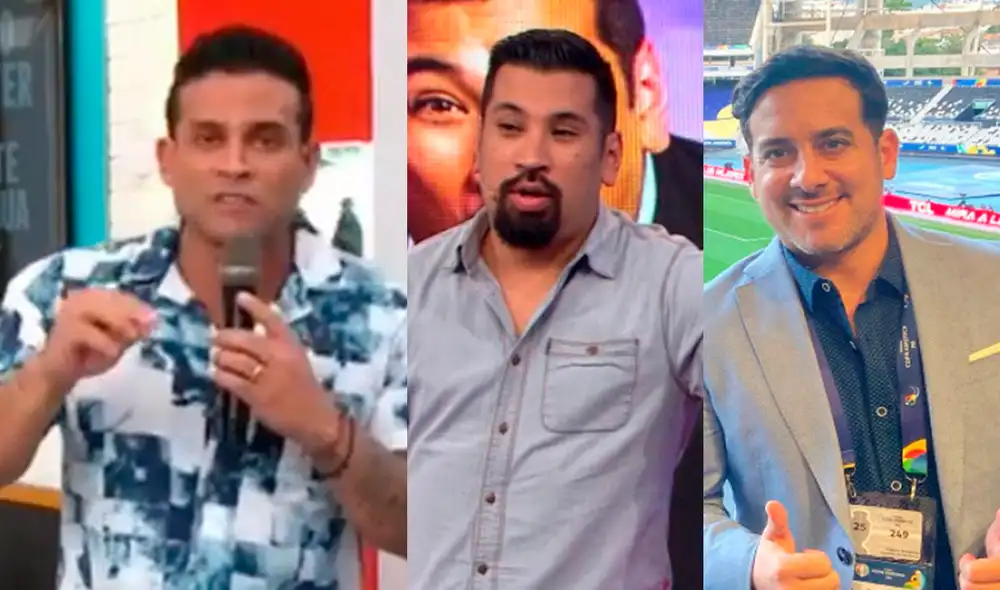 Christian Domínguez habló del ampay de Aldo Miyashiro y a Óscar del Portal. Foto: captura América TV / GLR