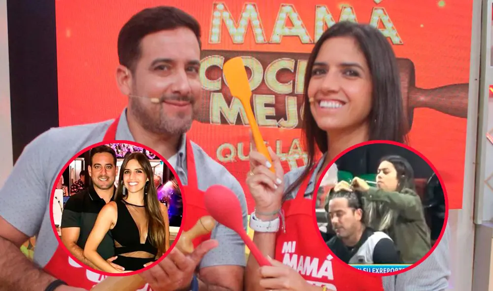 Óscar del Portal celebró 10 años de matrimonio con su Vanessa Químper antes de ampay. Foto: composición/América TV/captura-Instagram y ATV
