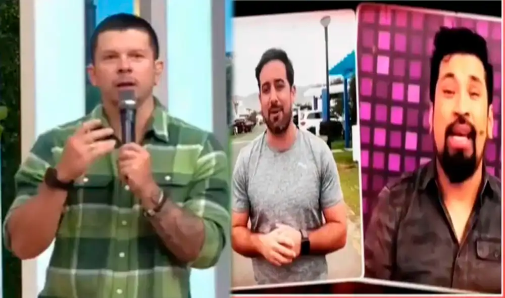 Mario Hart habló sobre el ampay de Aldo Miyashiro y Óscar del Portal. Foto: capturas América TV