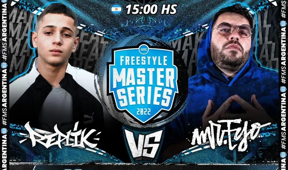 Replik vs. Mr Ego batallarán en la jornada 3 de FMS Argentina. Foto: FMS Argentina