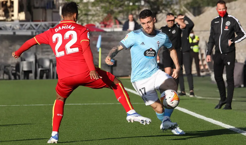 Celta vs. Getafe se disputa en el estadio Balaídos. Foto: EFE