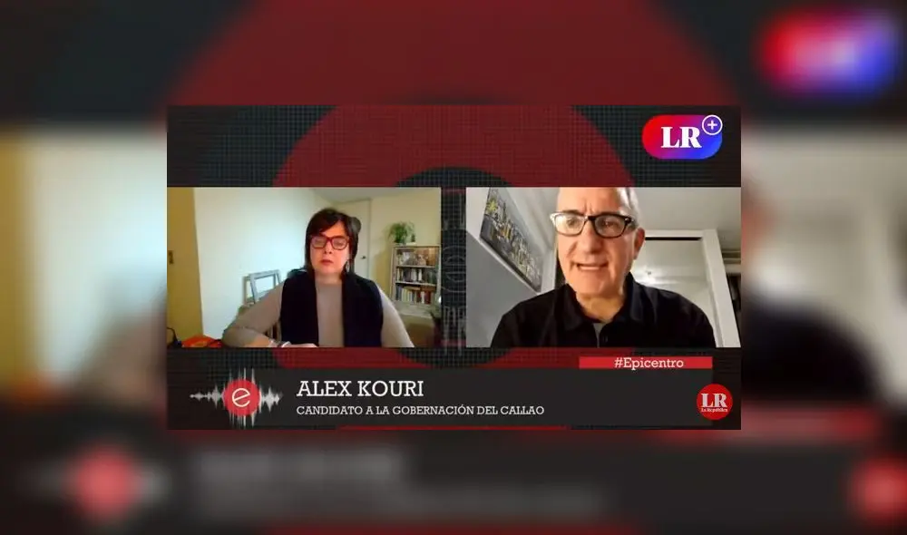 Alex Kouri, exalcalde del Callao, en "Grado 5" con René Gastelumendi. Foto: captura/ LR+