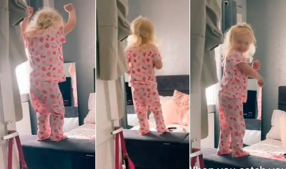 La viral escena compartida por @caitlinhunter758 obtuvo millones de reproducciones y reacciones en poco tiempo. Foto: captura de Facebook