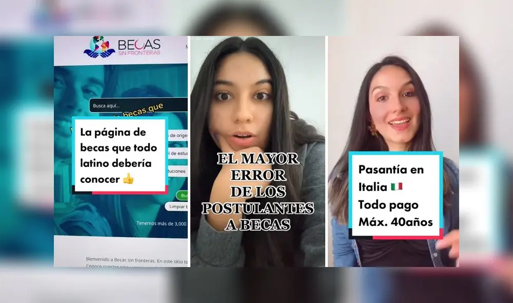 Te presentamos 5 tiktokers que te ayudarán a conseguir estudios en el extranjero. Foto: TikTok