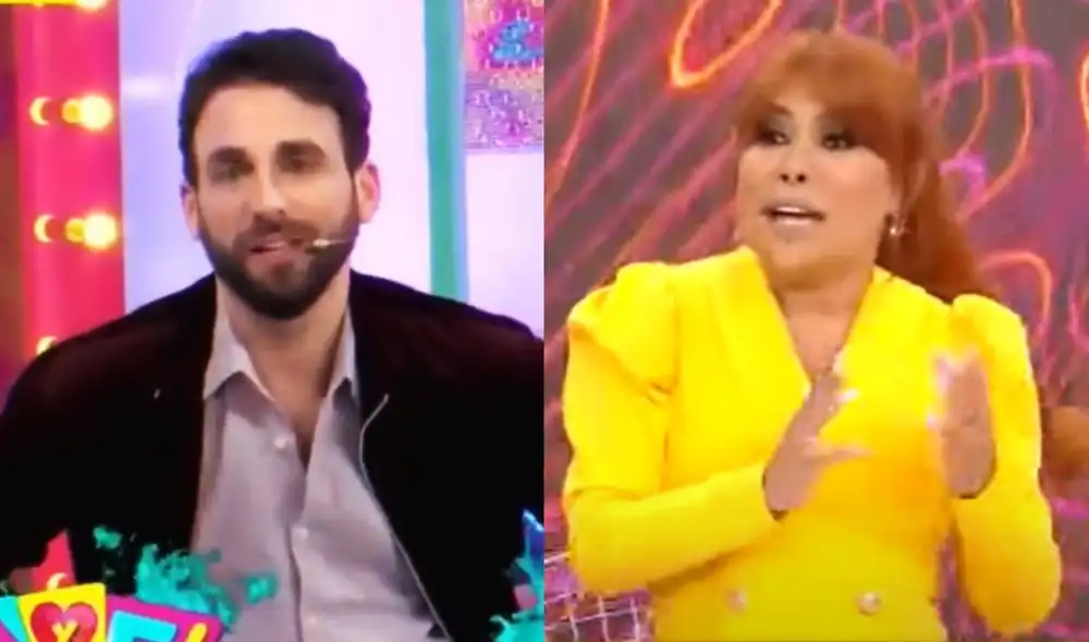 Rodrigo González reconoció el trabajo de Magaly Medina traa ampay a Aldo Miyashiro y Fiorella Retiz. Foto: composición/captura de Willax/captura de ATV Rodrigo González reconoció el trabajo de Magaly Medina traa ampay a Aldo Miyashiro y Fiorella Retiz. Foto: composición/captura de Willax/captura de ATV