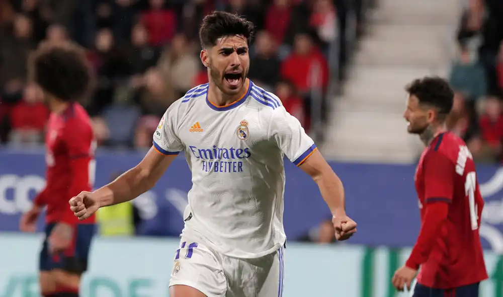 Asensio marcó el gol de la victoria del Real Madrid. Foto: EFE Asensio marcó el gol de la victoria del Real Madrid. Foto: EFE