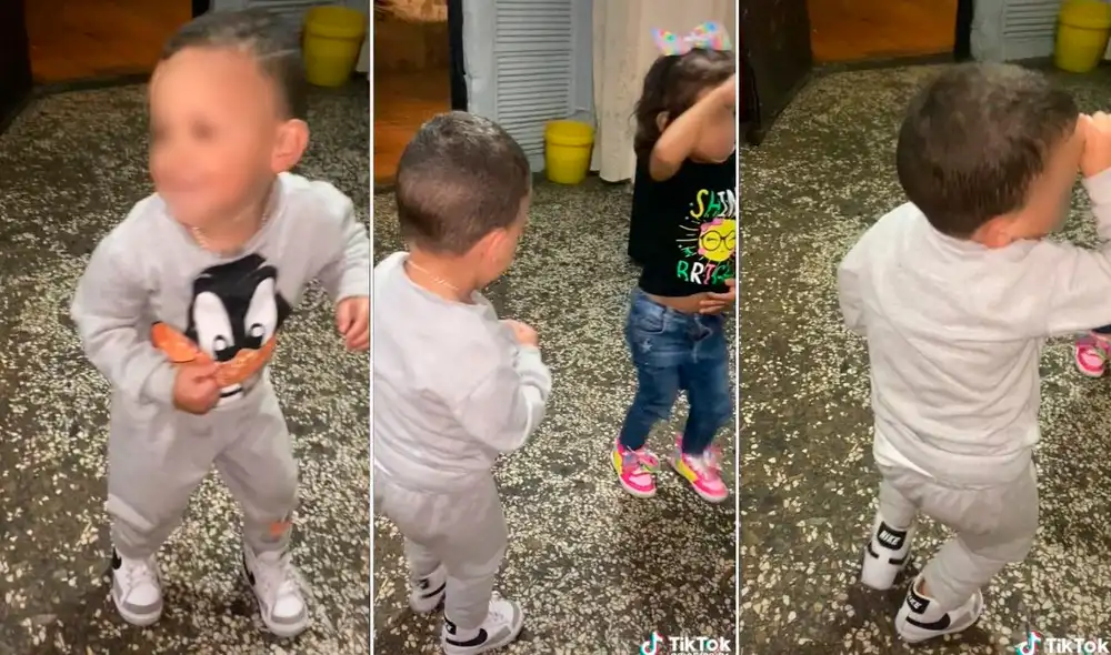 El menor mostró sus impresionantes pasos y cautivó a miles de usuarios en las redes sociales. Foto: captura de Facebook