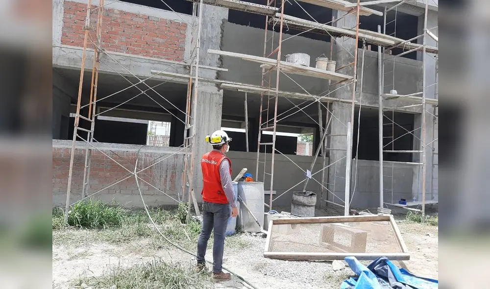 La obra inició el 14 de enero del 2021 y tenía un plazo de ejecución de 365 días calendario. Foto: Contraloría General