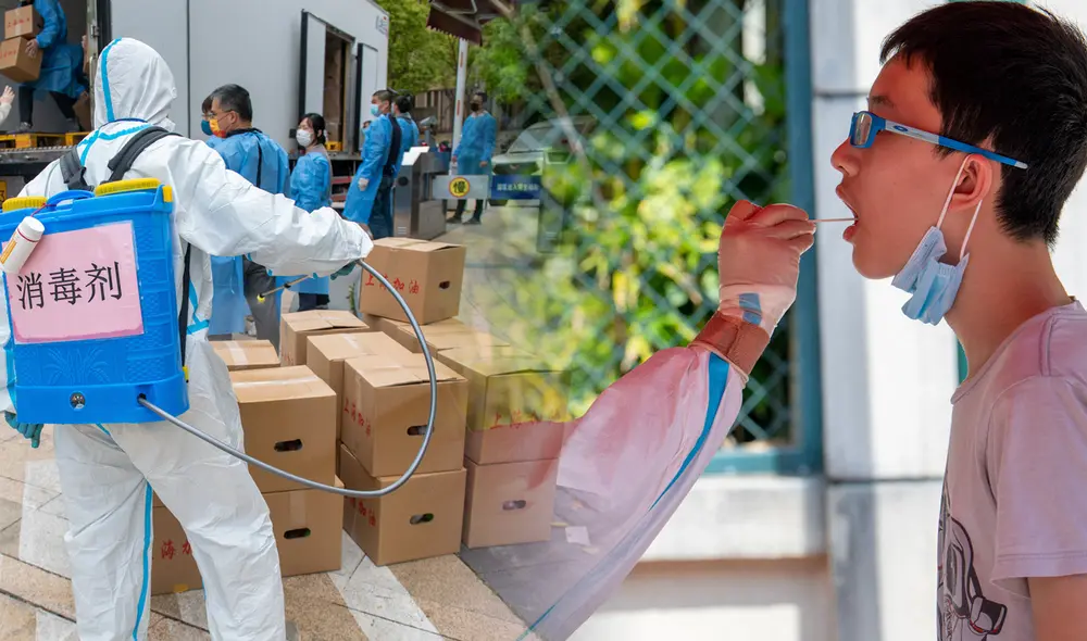 El número total de contagiados activos en la China continental asciende a 30.773. Foto: composición LR/AFP