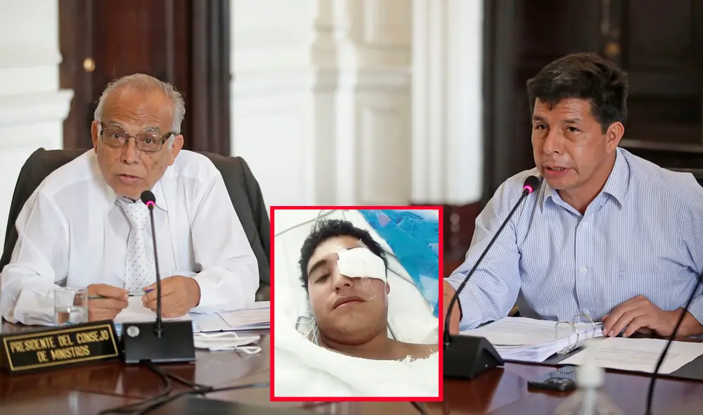 El joven se encuentra en Lima para ser atendido por la gravedad de sus heridas. Foto: composición/PCM/La República