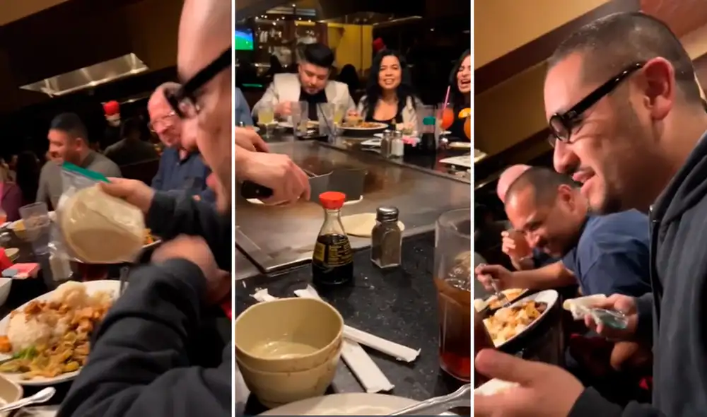 Las imágenes conmovieron a miles, pues muchos opinaron que la sazón latina es difícil de olvidar. Foto: captura de TikTok/ El Radar