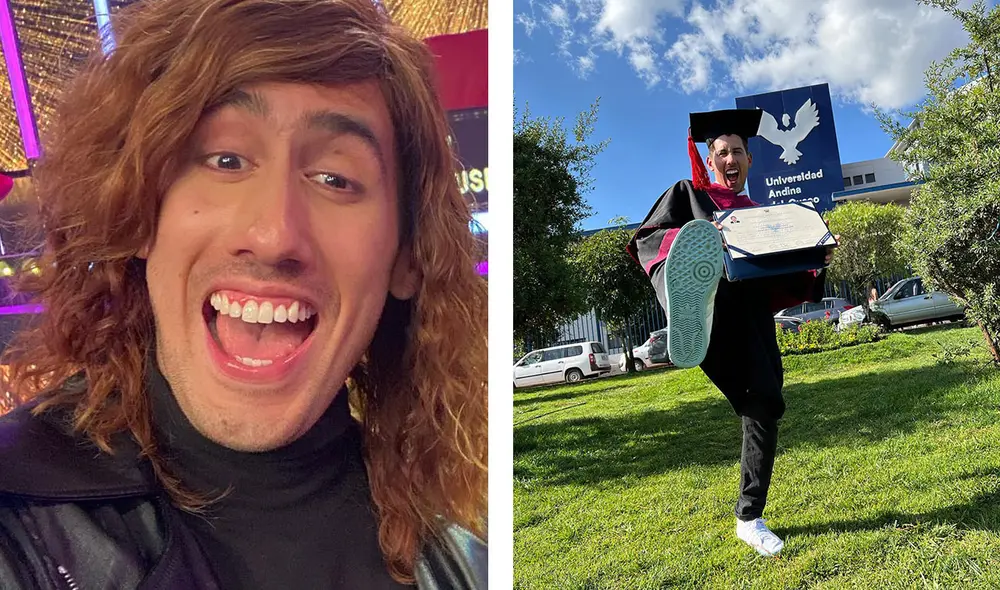 El imitador de Mario ‘el Pájaro’ Gómez de "Yo soy" se licenció en la Universidad Andina del Cusco. Foto: Jonatan Angles/Instagram
