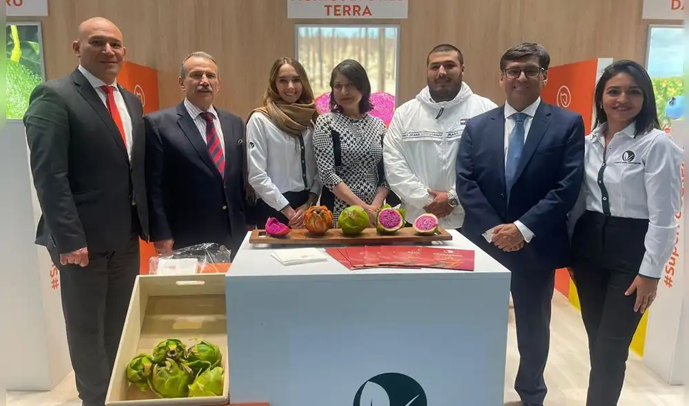 La pitahaya american beauty fue presentada en la feria Fruit Logistica en Berlín. Foto: proyecto Terra