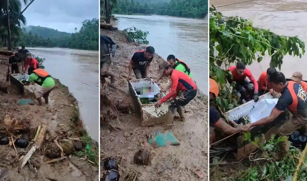 Filipinas: Niño se salva de morir al esconderse en una nevera Foto: Philippine Coast Guard /Facebook Filipinas: Niño se salva de morir al esconderse en una nevera Foto: Philippine Coast Guard /Facebook