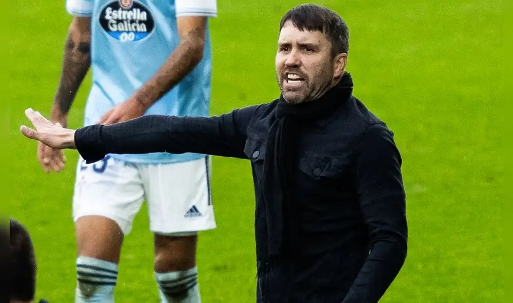 El 'Chacho' Coudet llegó al Celta de Vigo en el 2020. Foto: RC Celta