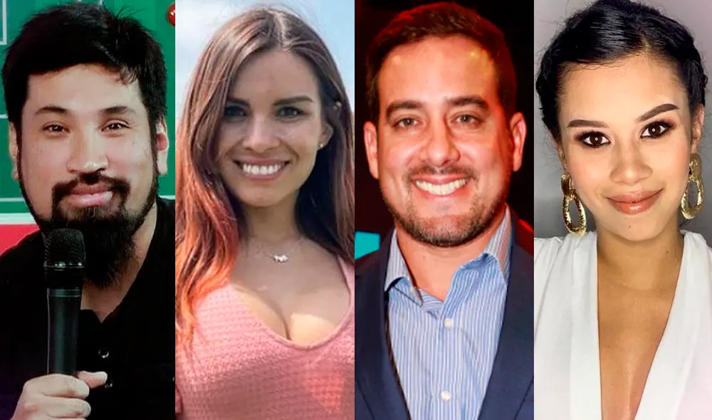 Personajes implicados en el ampay de Aldo Miyashiro. Foto: composición/ Gerson Cardoso/ GLR