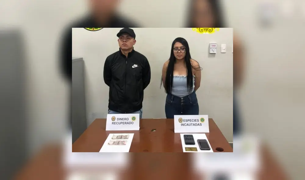 Alfredo de la Cruz y Analy Raico fueron intervenidos en Chiquitoy. Foto: PNP