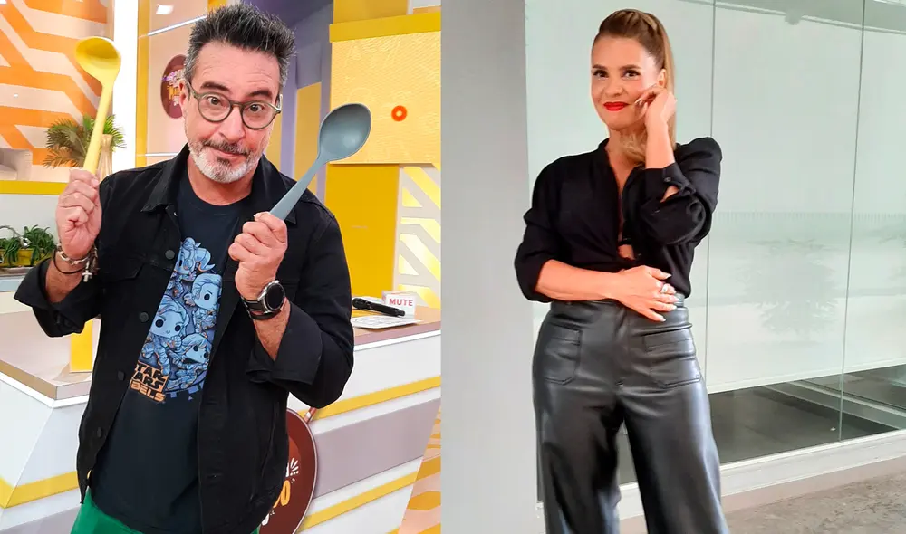 Johanna San Miguel demostrará sus dotes culinarios junto a Carlos Carlín en el programa "En esta cocina... Mando yo". Foto: Difusión Johanna San Miguel demostrará sus dotes culinarios junto a Carlos Carlín en el programa "En esta cocina... Mando yo". Foto: Difusión