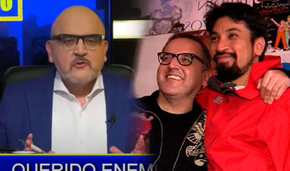 El conductor de "Beto a saber" aseguró que nadie tiene derecho, solo la esposa de Aldo Miyashiro, de pedirle explicaciones por el ampay. Foto: captura/Willax/difusión El conductor de "Beto a saber" aseguró que nadie tiene derecho, solo la esposa de Aldo Miyashiro, de pedirle explicaciones por el ampay. Foto: captura/Willax/difusión