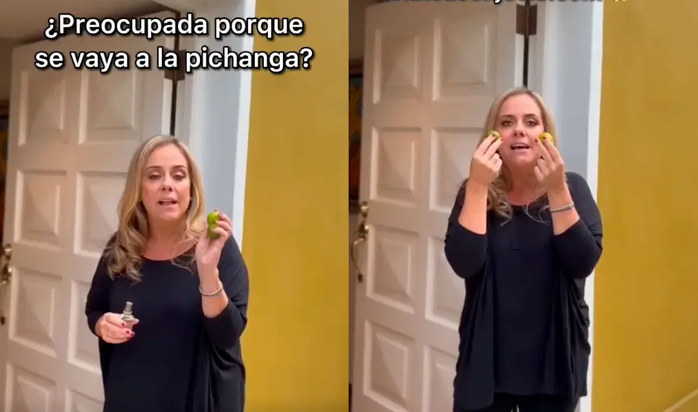 Josie Diez Canseco mostró una alternativa con el jugo de dos limones para evitar infidelidad. Foto: captura/TikTok Josie Diez Canseco mostró una alternativa con el jugo de dos limones para evitar infidelidad. Foto: captura/TikTok
