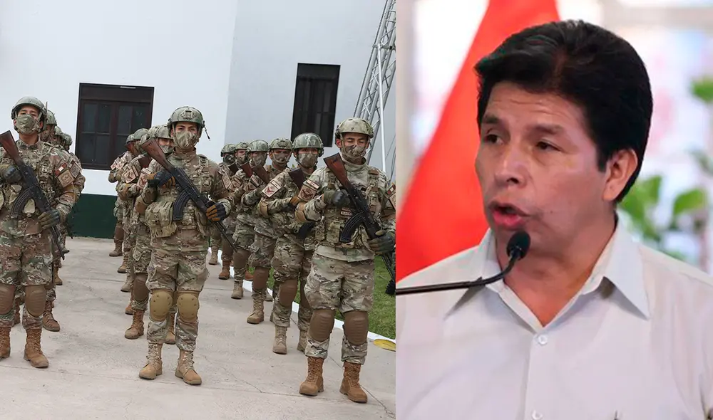 Pedro Castillo encabezó ceremonia por el aniversario de los 25 años de la operación Chavín de Huántar. Foto: composición/La República/Presidencia
