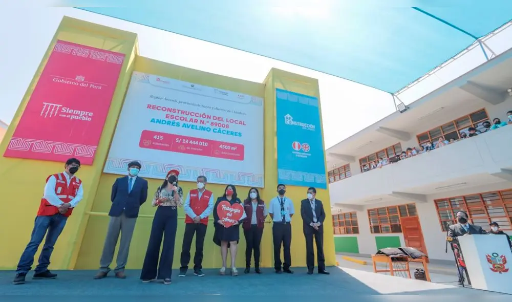 ARCC y Ministerio de Educación inauguraron dos colegios en provincia del Santa. Foto: ARCC