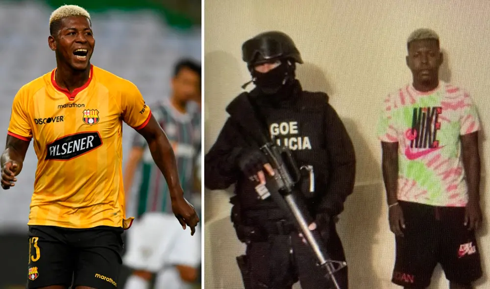 Gabriel Cortez fue detenido en su casa de Guayaquil y trasladado a Esmeraldas. Foto: composición de AFP/difusión Gabriel Cortez fue detenido en su casa de Guayaquil y trasladado a Esmeraldas. Foto: composición de AFP/difusión