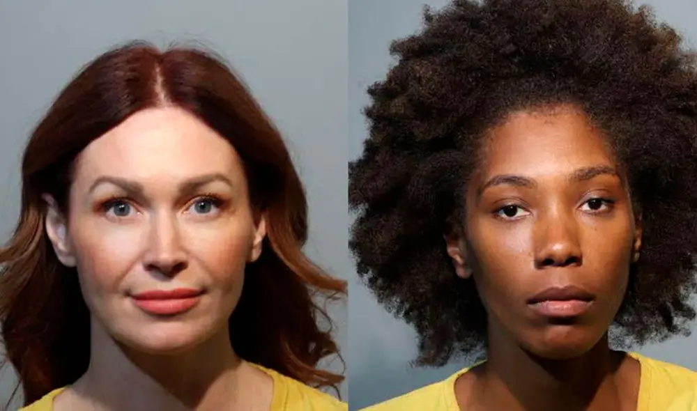 La novia y la encargada del catering fueron arrestadas tras el incidente. Foto: Twitter La novia y la encargada del catering fueron arrestadas tras el incidente. Foto: Twitter