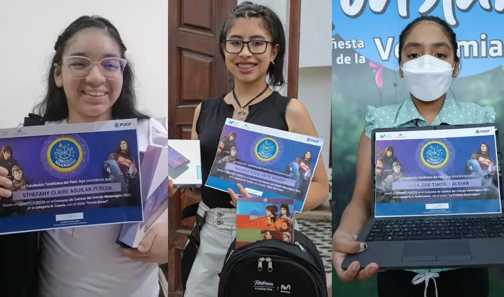 Los cuentos de las escolares serán publicados en un libro. Foto: cortesía / Fundación Telefónica Movistar