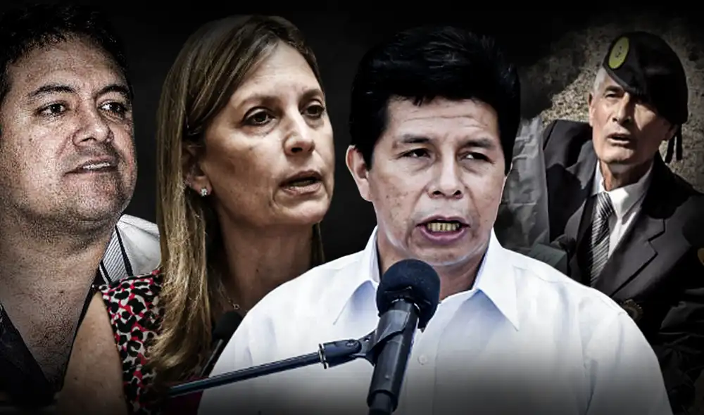 Exmilitares, congresistas y alcaldes forman parte de la lista que ha cometido errores protocolares en contra del cuestionado presidente Pedro Castillo, pasando por alto el cargo que ostenta. Foto: composición de La República