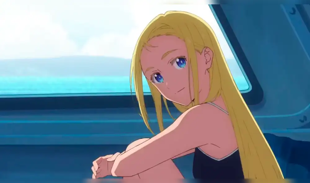 Ushio Kofune, la chica cuya muerte inició el misterio en "Summer time render". Foto: OLM Ushio Kofune, la chica cuya muerte inició el misterio en "Summer time render". Foto: OLM