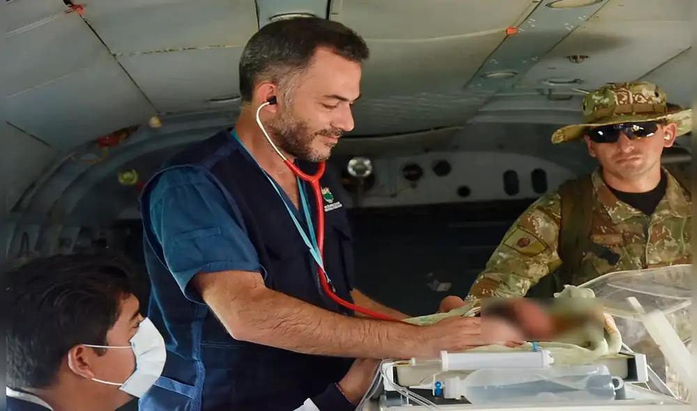 Los menores se encuentran estables, pero los médicos aseguran que “los procesos neumónicos son de pronóstico reservado”, por lo que se requería su inmediata hospitalización. Foto: Paolo Peña. Los menores se encuentran estables, pero los médicos aseguran que “los procesos neumónicos son de pronóstico reservado”, por lo que se requería su inmediata hospitalización. Foto: Paolo Peña.